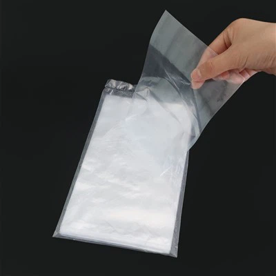 Sacs en plastique poly plats clairs