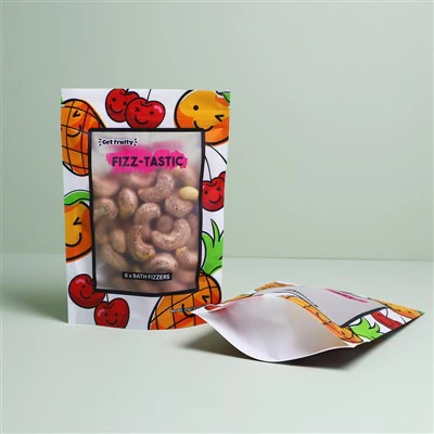 pochette stand up avec fenêtre